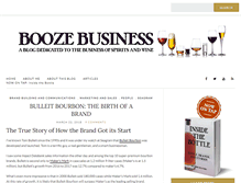 Tablet Screenshot of boozebusiness.com